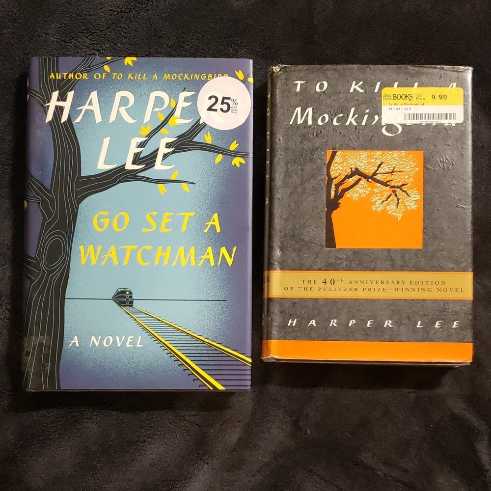 Lot Of 2 Books: To Kill A Mockingbird & Go Set A Watchman